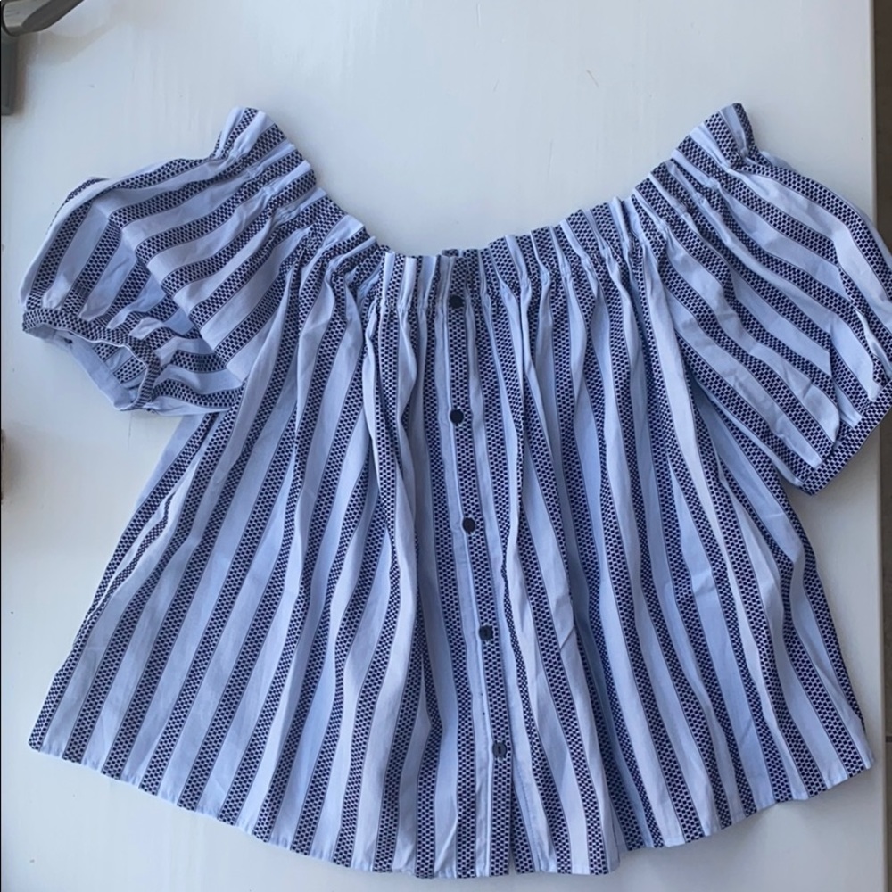 Zara off the shoulder top